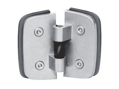 1129D - Dobradiça Dupla Automática Vidro Vidro Direita